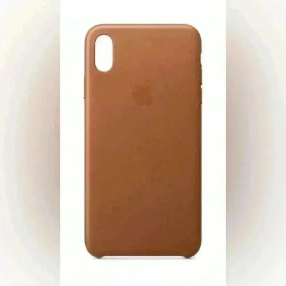 Leather Apple IPhone XS MAX- saddle brown - Picture 1 of 3